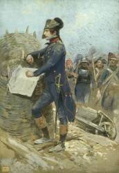 Bonaparte au siège de Toulon, 1793 (Edouard Detaille) - Muzeo.com