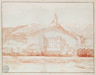 Château de La Roche-Guyon (Hubert Robert) - Muzeo.com
