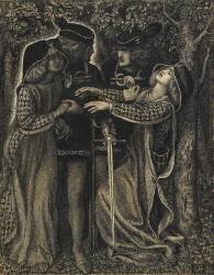 Comment ils se sont rencontrés (Dante Gabriel Rossetti) - Muzeo.com
