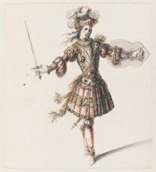 Dessin de costume (Jean Berain Père) - Muzeo.com