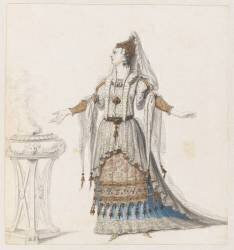 Dessin de costume (Jean Berain Père) - Muzeo.com