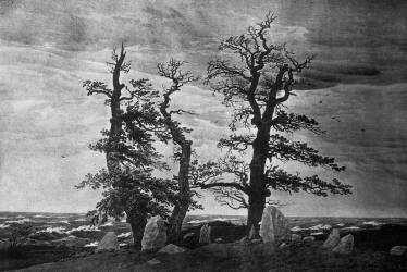 Dolmen au bord de la mer (Caspar David Friedrich) - Muzeo.com