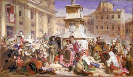 Jour de Pâques à Rome (John Frederick Lewis) - Muzeo.com