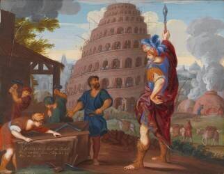 Edification de la tour de Babel (Jean Joubert) - Muzeo.com