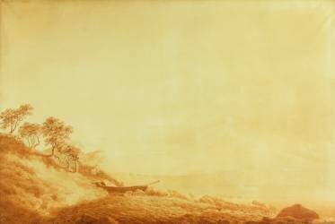 En regardant vers Arkona au lever du soleil (Caspar David Friedrich) - Muzeo.com