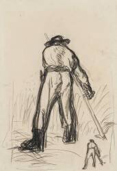 Faucheur de dos avec reprise du motif (Jean-François Millet) - Muzeo.com