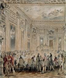 Fête donné à Louveciennes, le 2 septembre 1771 (Jean-Michel Moreau the Younger) - Muzeo.com