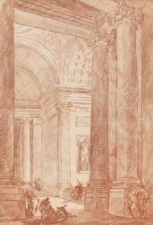 Intérieur de Saint-Pierre de Rome (Hubert Robert) - Muzeo.com