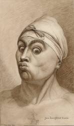 Jeune homme faisant la moue (Jean-Jacques Lequeu) - Muzeo.com