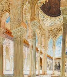 La cour des Ambassadeurs au palais de l'Alhambra (Henri-Victor Regnault) - Muzeo.com
