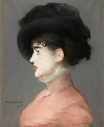 La femme au chapeau noir : portrait d'Irma Brunner la Viennoise (Edouard Manet) - Muzeo.com