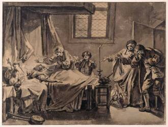 La malédiction paternelle, le fils puni (Jean-Baptiste Greuze) - Muzeo.com