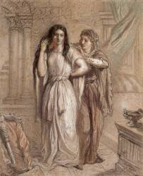 La Malibran dans le rôle de Desdémone de l'Othello (Théodore Chasseriau) - Muzeo.com