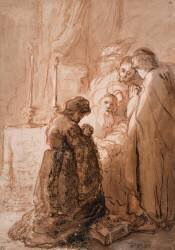 La Présentation au Temple (?) (Rembrandt) - Muzeo.com