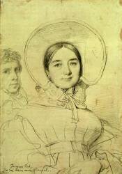 L'artiste et sa femme (Jean-Auguste-Dominique Ingres) - Muzeo.com