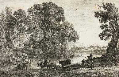 Le bouvier (Claude Gellée) - Muzeo.com