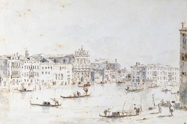 Le Grand Canal à Venise (Francesco Guardi) - Muzeo.com