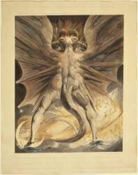 Le grand dragon rouge et la femme vêtue du soleil (William Blake) - Muzeo.com