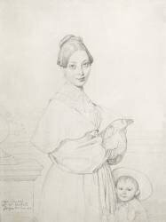 Madame Baltard et sa fille (Jean-Auguste-Dominique Ingres) - Muzeo.com
