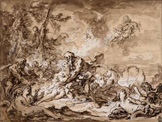 Neptune et Amymone (François Boucher) - Muzeo.com