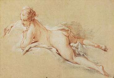Nu allongée (François Boucher) - Muzeo.com