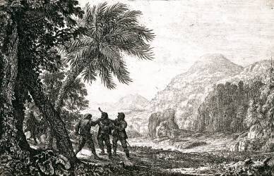 Paysage avec des brigands (Claude Gellée) - Muzeo.com