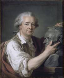 Portrait d'Augustin Pajou, sculpteur (Adélaïde Labille-Guiard) - Muzeo.com