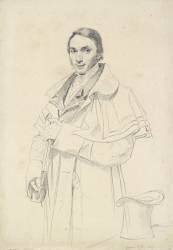 Portrait de Jean-Francois-Antoine Forest en trois quarts de longueur (Jean-Auguste-Dominique Ingres) - Muzeo.com