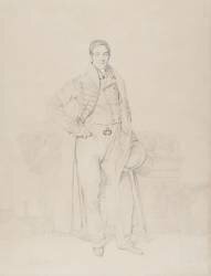 Portrait de l'architecte Alexandre Bénard (Jean-Auguste-Dominique Ingres) - Muzeo.com