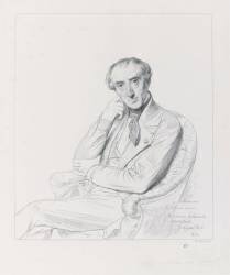 Portrait de l'architecte Henri Labrouste (Jean-Auguste-Dominique Ingres) - Muzeo.com