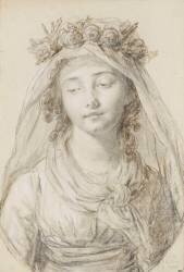 Portrait de mademoiselle Laure de Bonneuil (Elisabeth Vigée Le Brun) - Muzeo.com