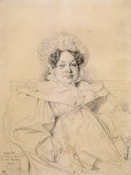 Portrait de Mme Bertin, née Geneviève-Anne-Victoire Boutard (Jean-Auguste-Dominique Ingres) - Muzeo.com