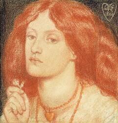 Portrait d'Elizabeth Siddal (Dante Gabriel Rossetti) - Muzeo.com