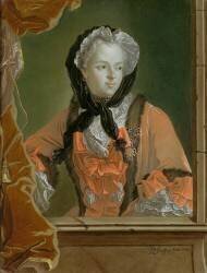 Portrait en buste de la reine Marie Leszczynska (1677-1768) (Pierre Jouffroy) - Muzeo.com