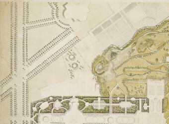 Premier projet d'aménagement des jardins du Petit Trianon (Victor Maurice de Riquet de...) - Muzeo.com