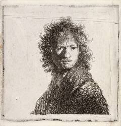 Rembrandt faisant la moue; 1er état (Rembrandt) - Muzeo.com