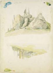 Roche et arbre: deux études (Caspar David Friedrich) - Muzeo.com