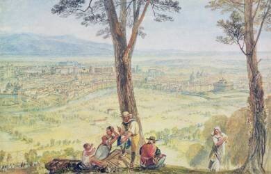 Rome depuis Monte Mario (Joseph Mallord William Turner) - Muzeo.com
