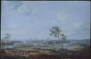 Siège d'Ath par le marquis de Clermont-Gallerande, du 2 au 8 octobre 1745 (Louis Nicolas van Blarenberghe) - Muzeo.com