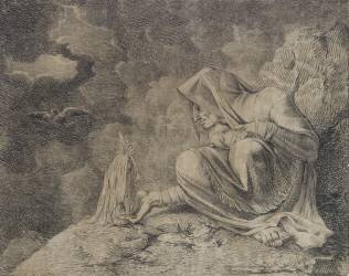The Witch and the Mandrake (Johann Heinrich Füssli) - Muzeo.com