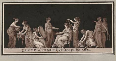 Toilette de Circé (Jean-Jacques Lequeu) - Muzeo.com