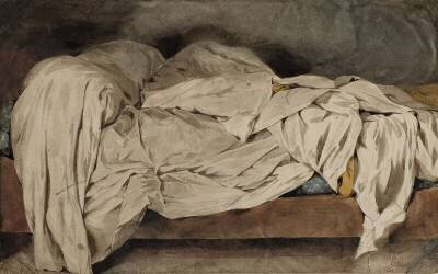 Un Lit défait (Eugène Delacroix) - Muzeo.com