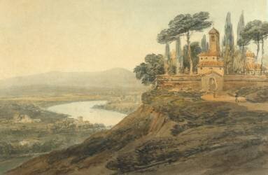 Une villa italienne (Joseph Mallord William Turner) - Muzeo.com