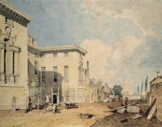 Une vue de Worcester College (Joseph Mallord William Turner) - Muzeo.com