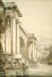 Vieux pont Blackfriars (Joseph Mallord William Turner) - Muzeo.com