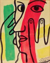 Portrait présumé de Paul Eluard (Fernand Léger) - Muzeo.com