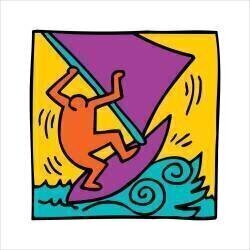 Sans titre (bateau) (Keith Haring) - Muzeo.com