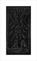 Sans titre (dessin de métro) 13 (Keith Haring) - Muzeo.com