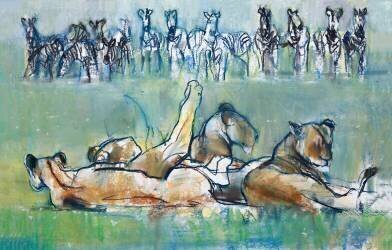 Zebra Line (Mark Adlington) - Muzeo.com