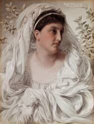 Alcestis: A portrait of Lady Donaldson (Frederick Sandys) - Muzeo.com
